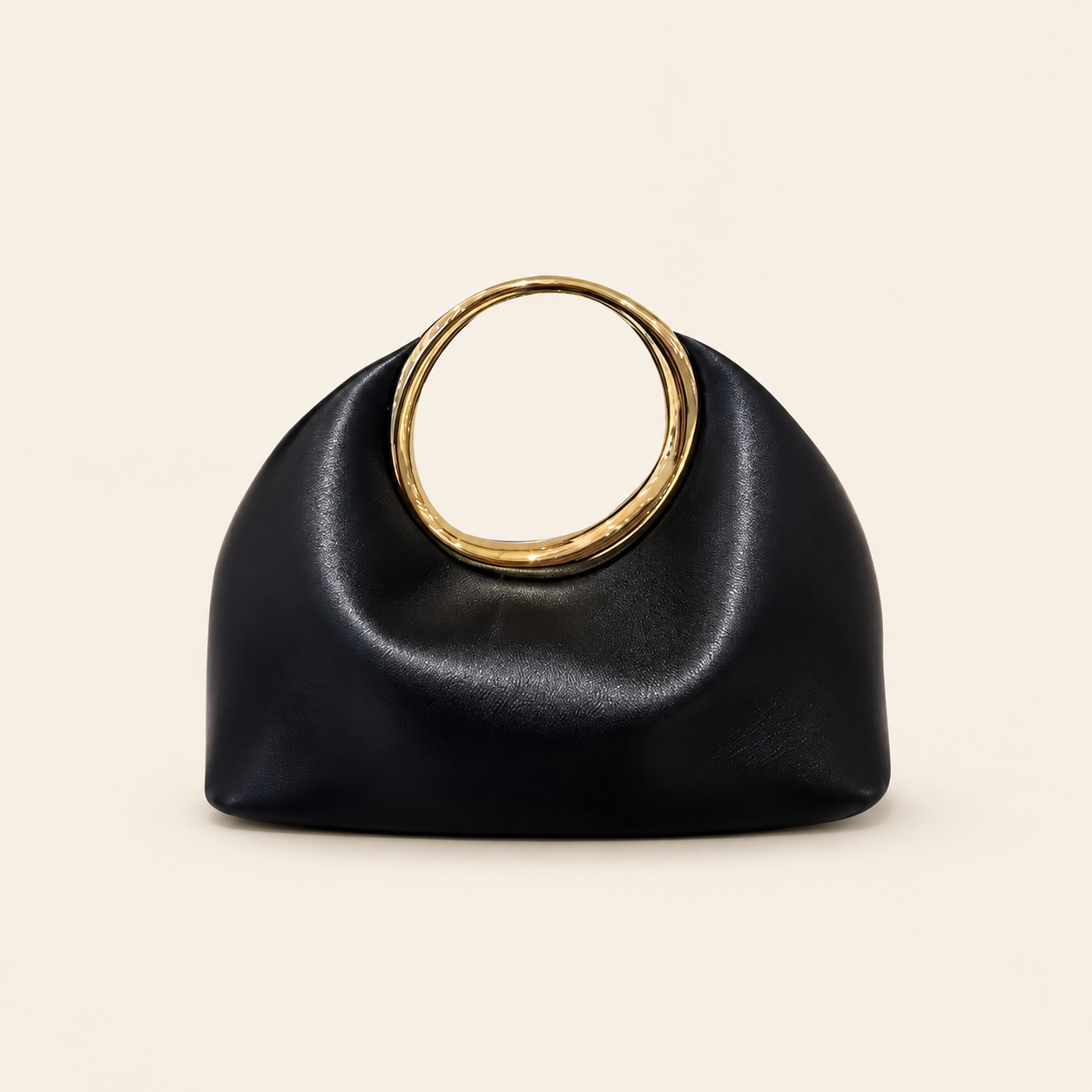 Niche Design French Elegant Handbag Metal Ring Cloud Bag Evening Bag 2026 Early Spring Luxury Small Bag