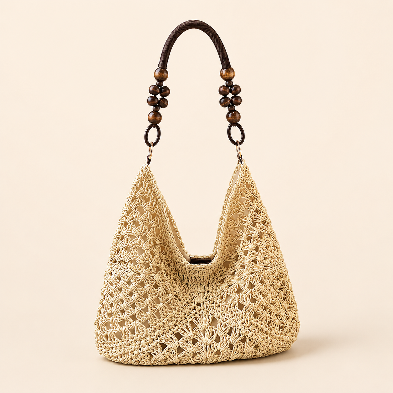 Large Capacity Woven Bag For Women 2025 New Summer Beach Vacation Straw Bag Fashion Shoulder Tote Bag For Commuting