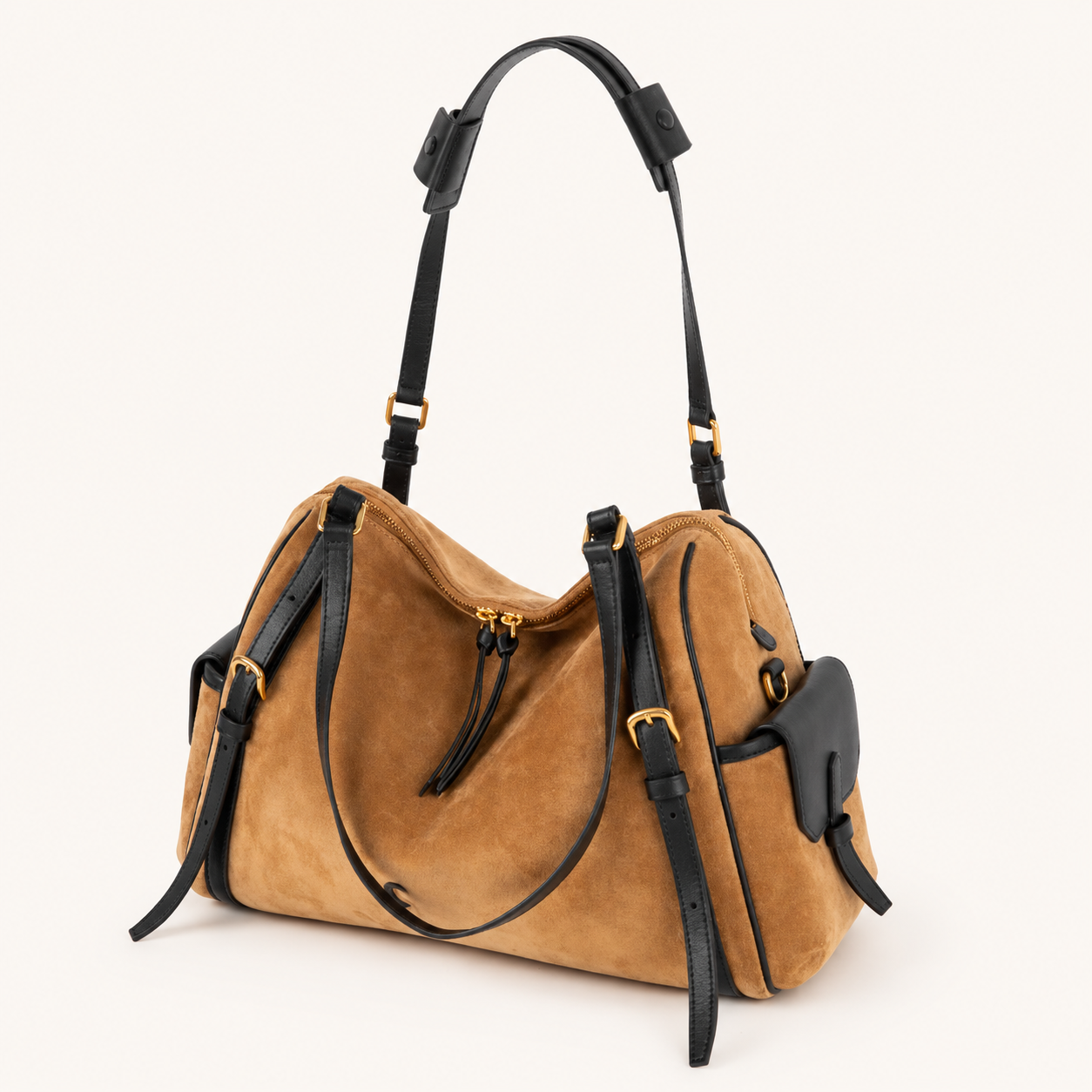 Cross-border Matte CLOS Boston Pillow Bag for Women, Large Capacity Single Shoulder Crossbody Commuter Bag, Bowling Bag, Tote Bag