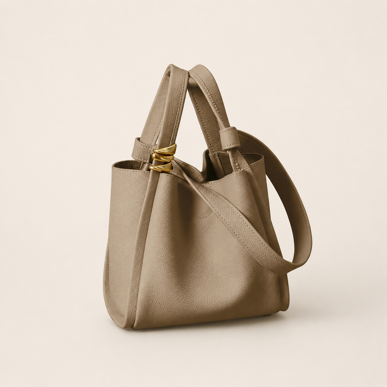 Women's Summer Genuine Leather Bucket Crossbody Bag, Trendy Designer Basket Handbag