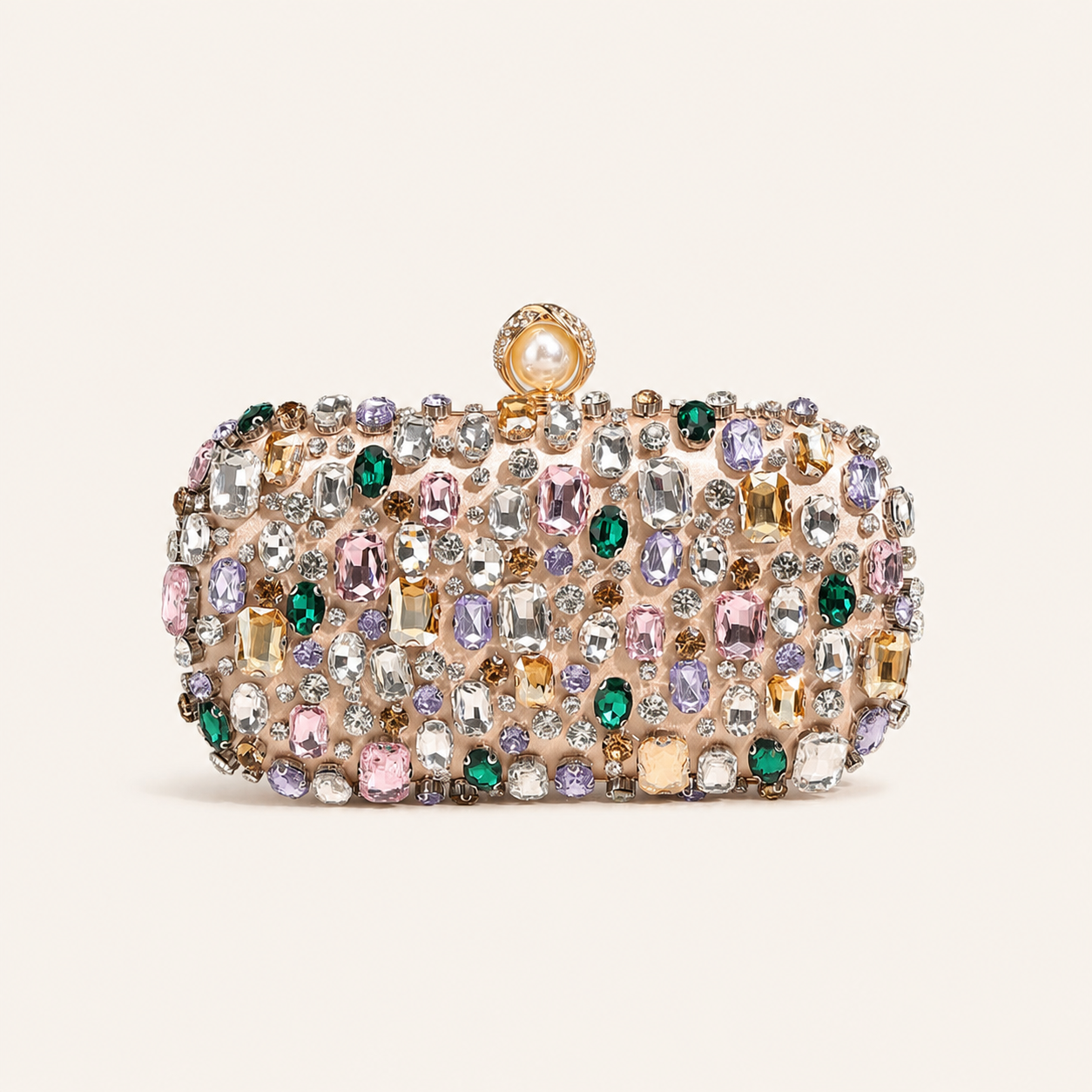Cross-Border Trending Colorful Evening Bag Fashion Party Clutch For Women Formal Gown Bag With Rhinestones European And American Style Party Bag