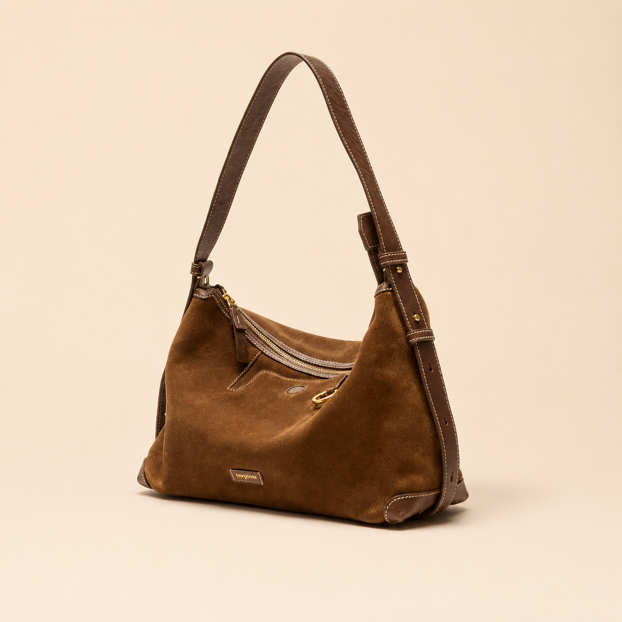 2025 Yamashita Tracking Series Hobo Bag - Suede Underarm Commuter Bag, Dumpling Bag For Women's Daily Work