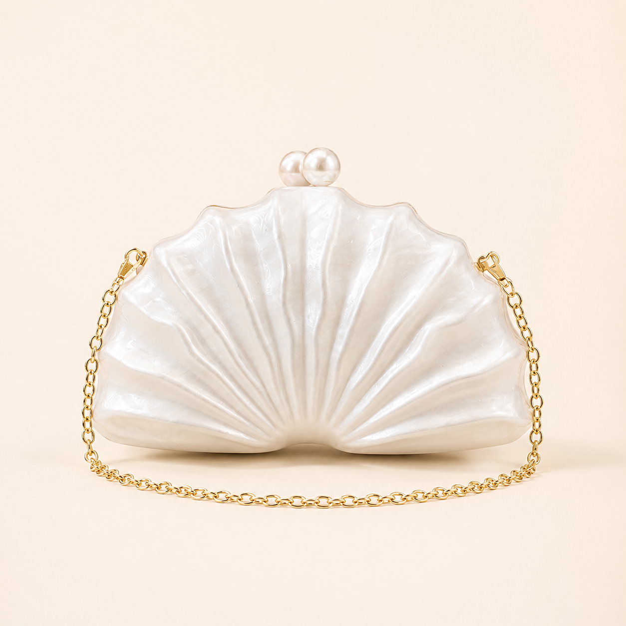 2025 New Cross-Border Women's Evening Bag Irregular Shell Acrylic Handbag Fashion Wedding Banquet Bag