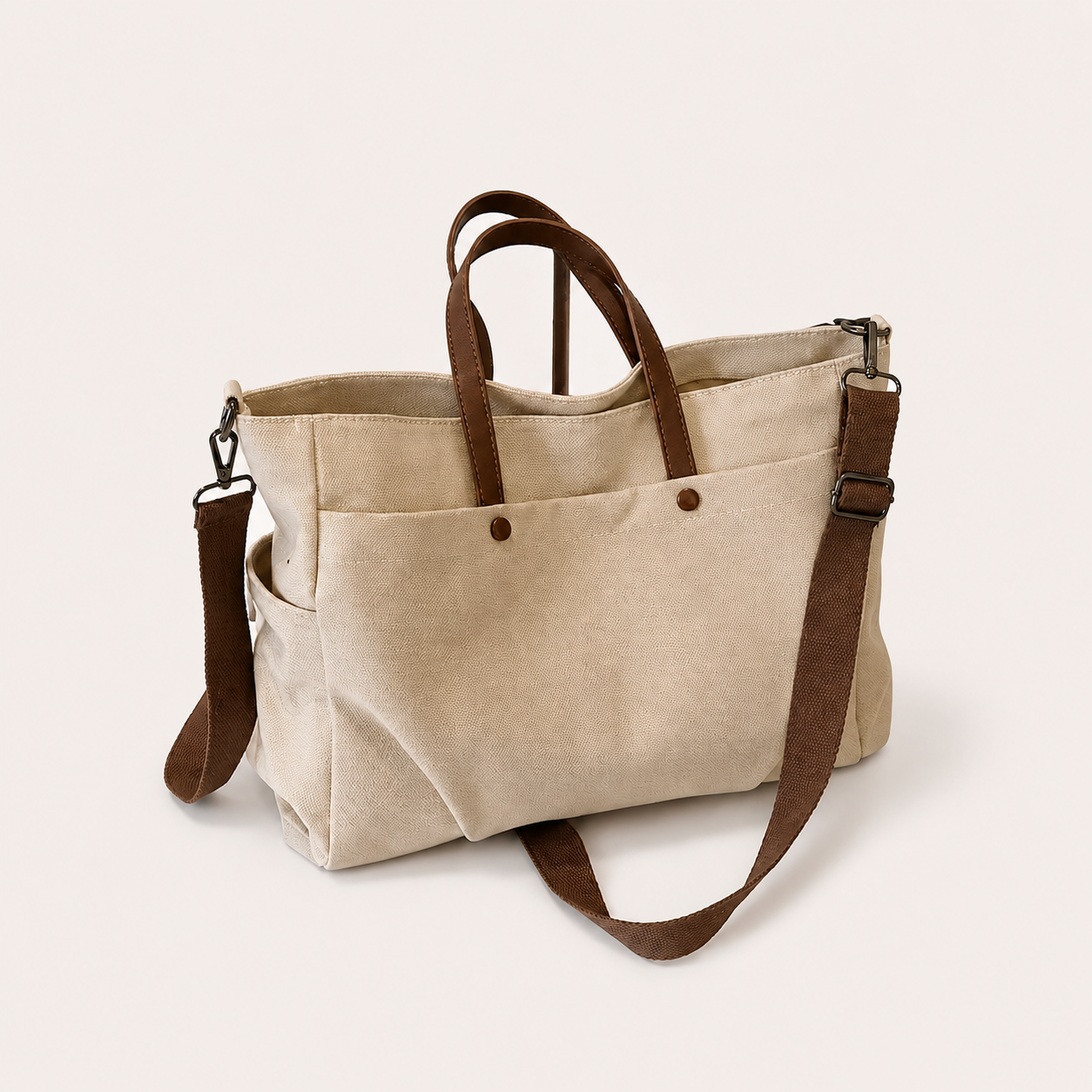 Women's Nylon Tote Bag Large Capacity Spring Summer Crossbody 2025 New Versatile Shoulder Handbag For Commuting