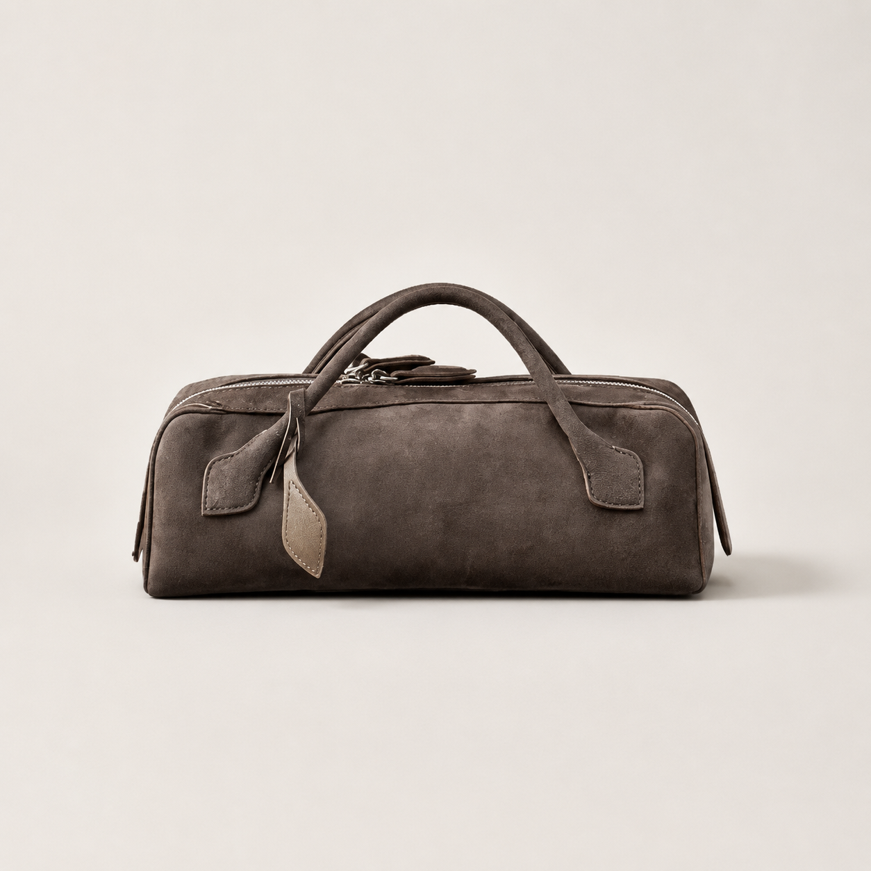 Frosted Cowhide Handbag For Women - High-End Niche Design Baguette Bag, French Vintage Shoulder And Crossbody Bag