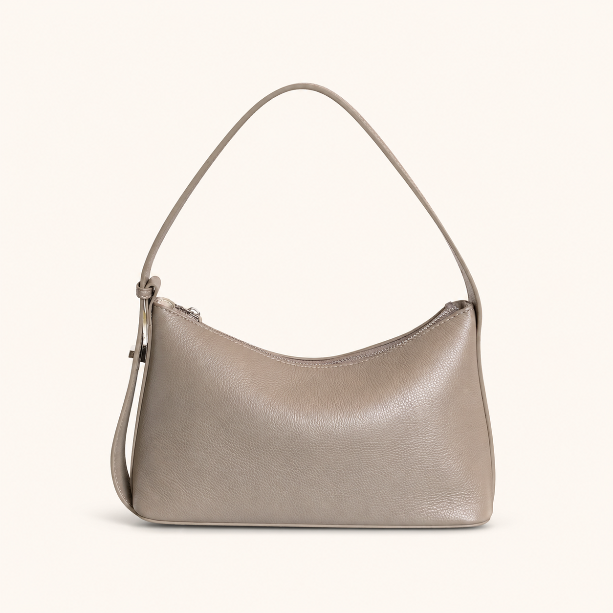 PASTE French-Style Genuine Leather Underarm Shoulder Bag for Women, Small Pillow Bag