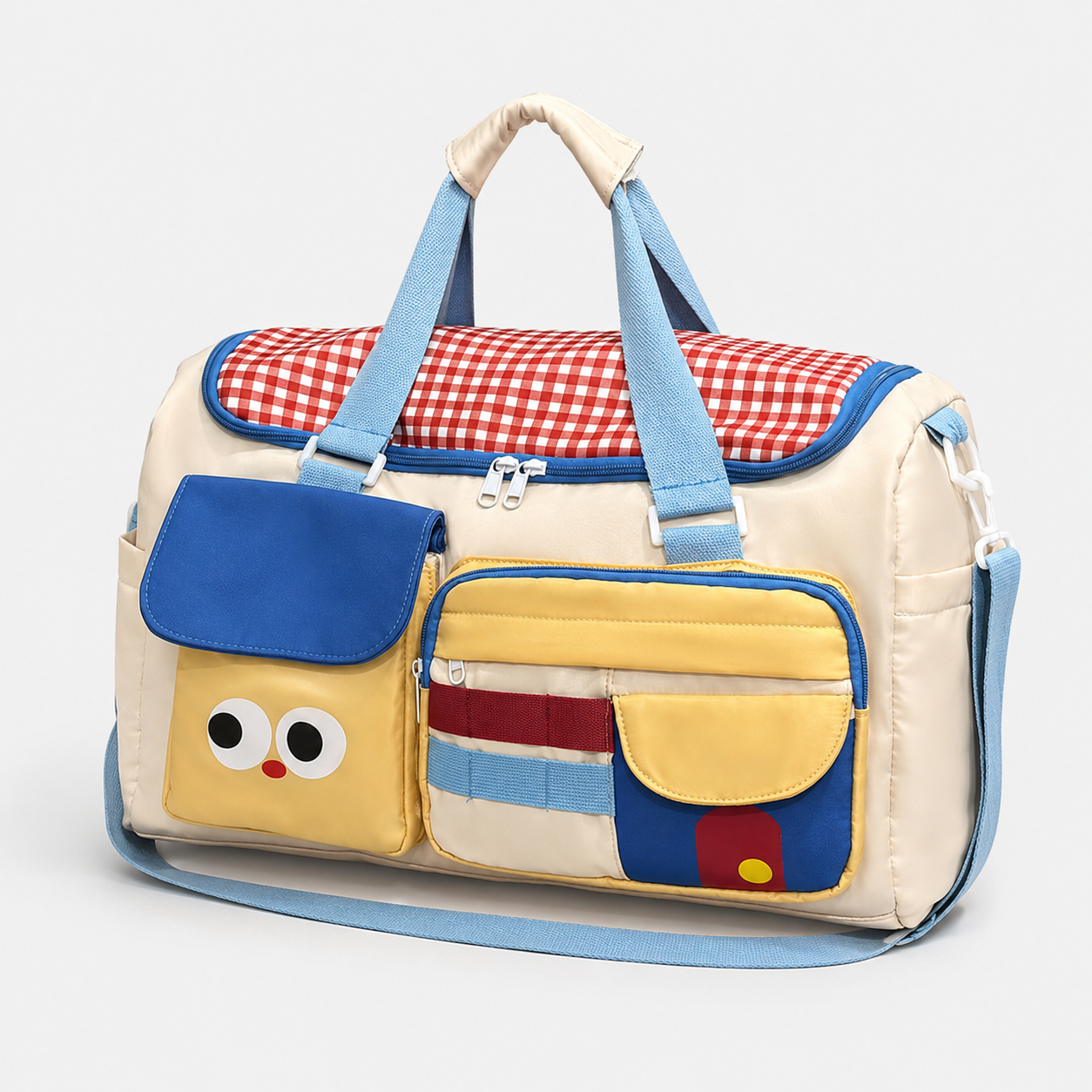 New Luxury Niche Short-Trip Travel Bag For Women, Large Capacity Duffel Bag, Maternity Hospital Bag, Contrast Color Gym Bag