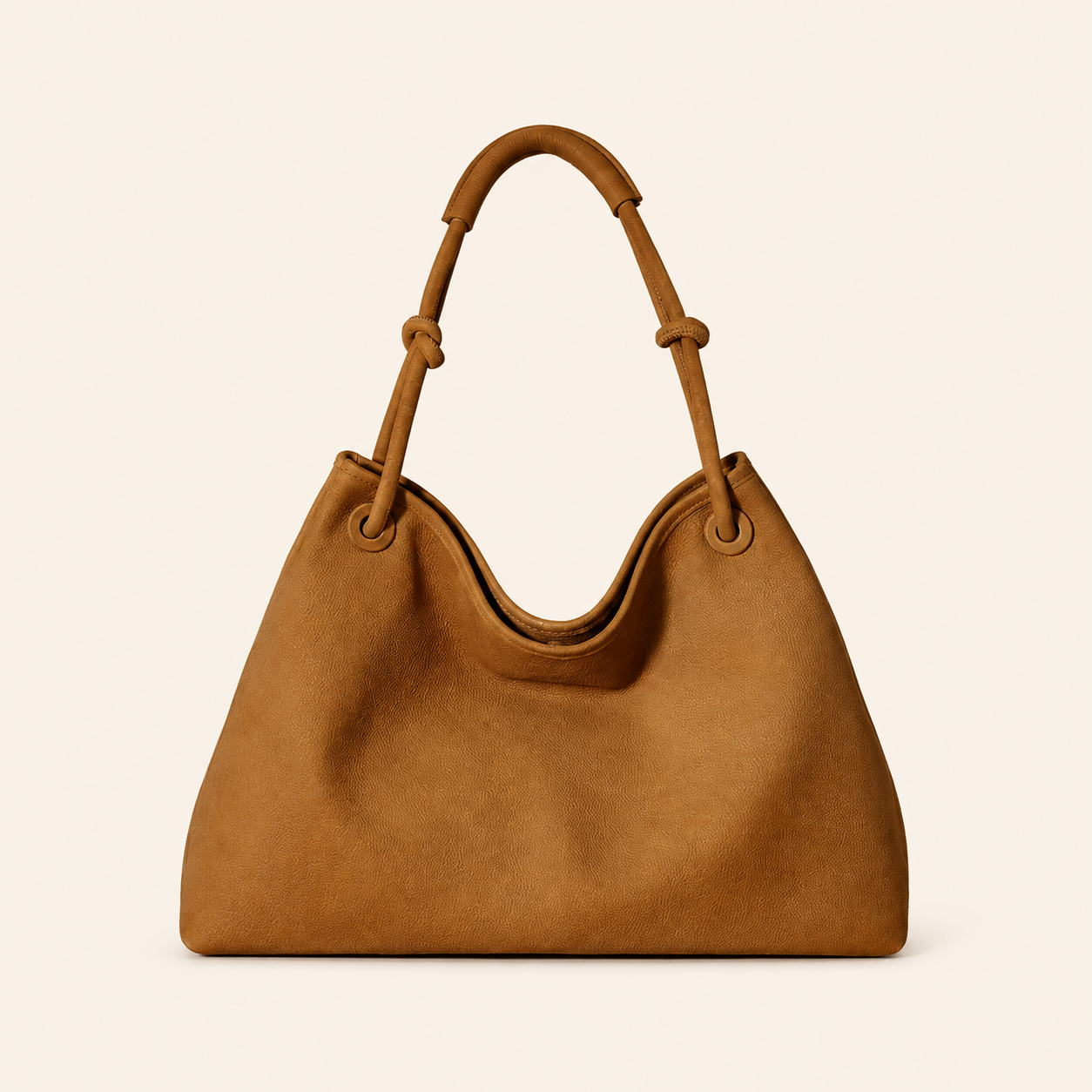 ZAMO Top-Grain Leather Tote Bag for Women, Large-Capacity Vintage Commuter Shoulder Handbag