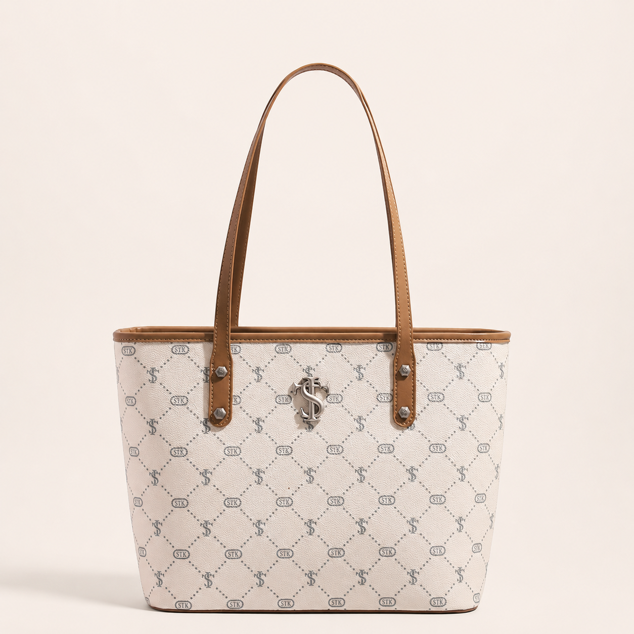STK Tote Bag for College Students, Work, and Commuting - Elegant Versatile Handbag, Shoulder and Underarm Bag