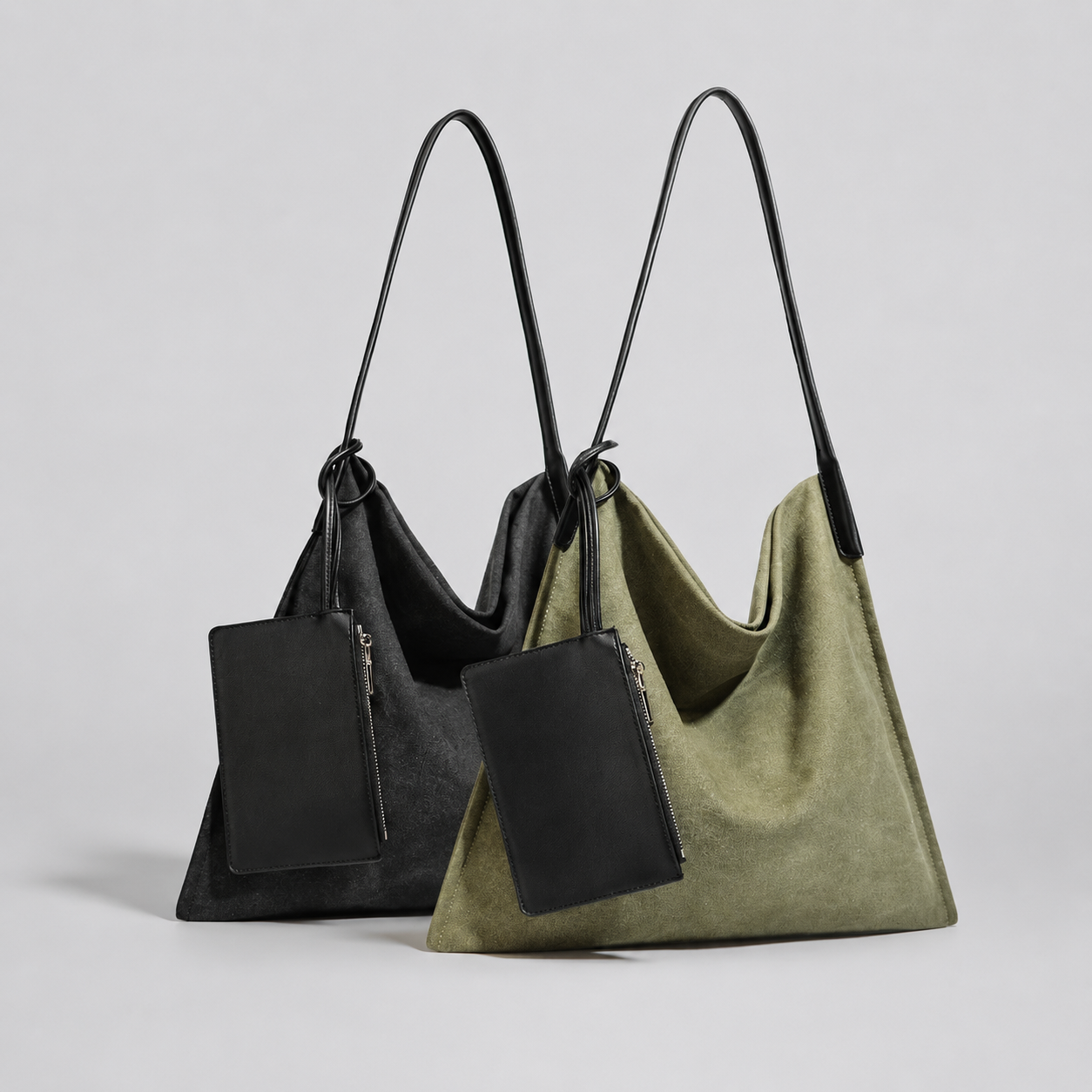 CAKJVG Original Retro Maillard Canvas Bag 2025 New Casual Commuter Tote Shoulder Underarm Bag for Women