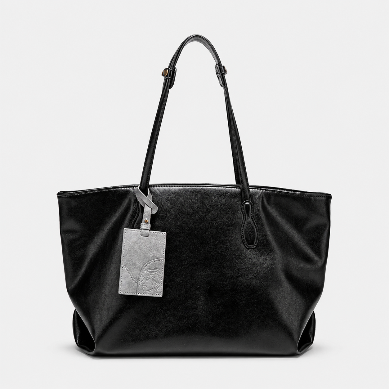 CAIDAE Genuine Leather Niche Large Capacity Tote Bag for Women 2026 New Arrival Premium Texture Commuter Shoulder Bag