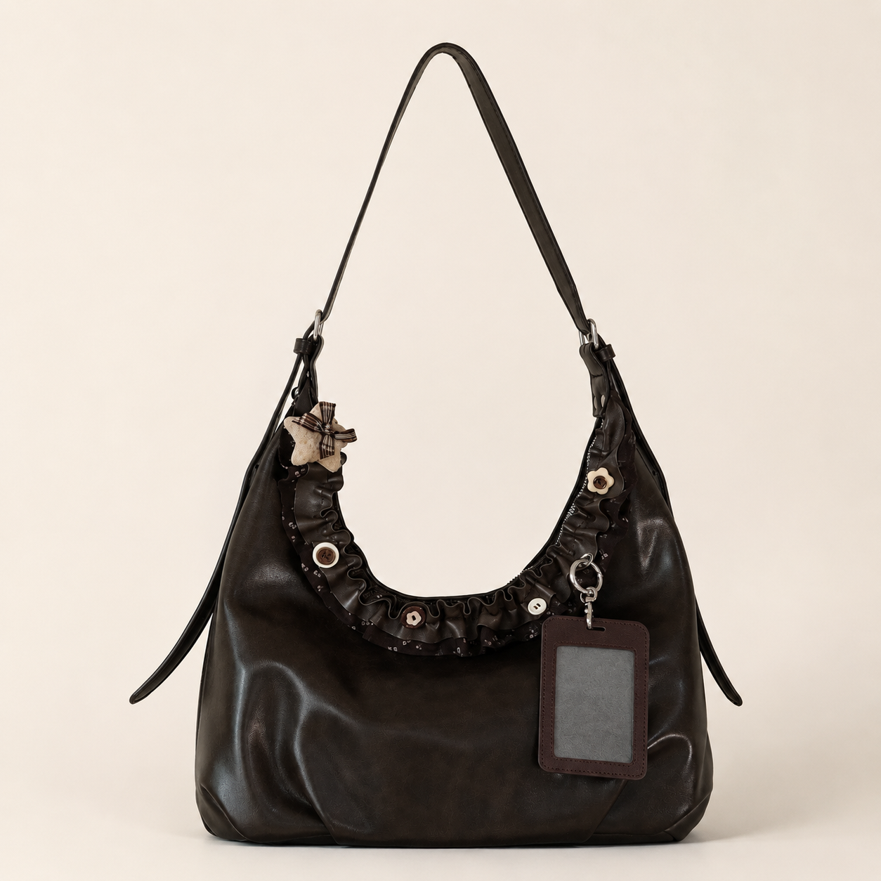Original Design Textured Versatile Tote Bag For College Students, Large Capacity Commuter Shoulder Bag, Lightweight Crossbody Bag