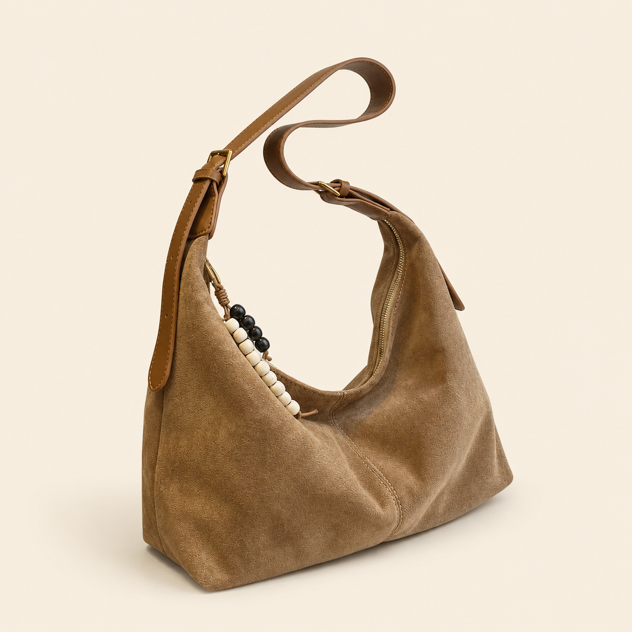 2025 Autumn/Winter Trendy Suede Commuter Bag For Women - Niche Retro Shoulder Bag & Casual Crossbody Bag