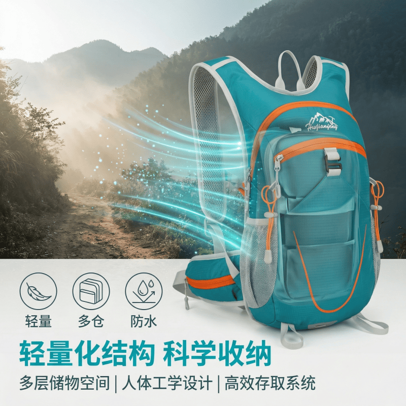 Lightweight Waterproof Outdoor Hiking & Climbing Backpack For Men And Women, Multifunctional Cycling & Travel Backpack - Thumbnail 2