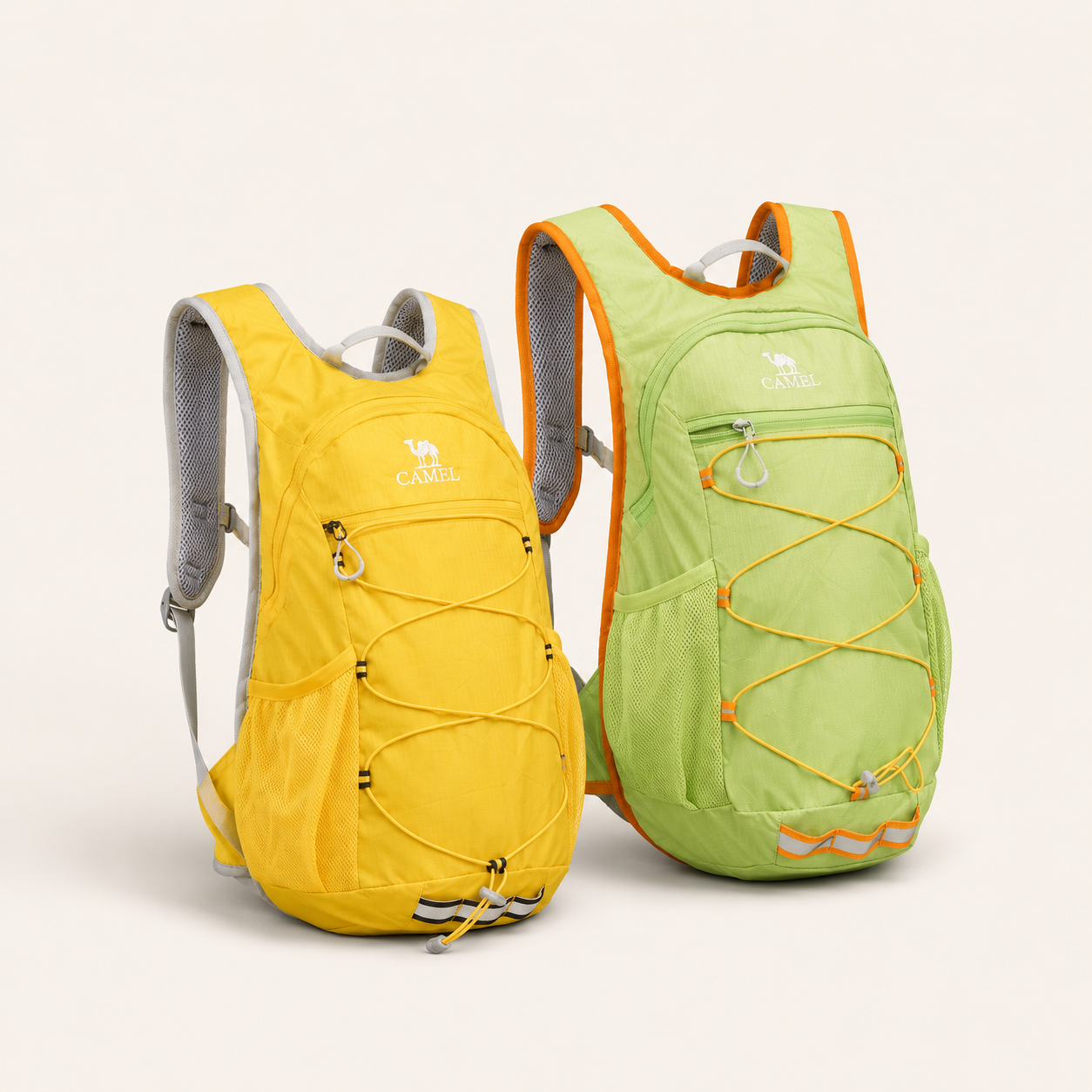 Camel Lightweight Hiking Backpack Unisex Outdoor Rucksack For Cycling And Trekking