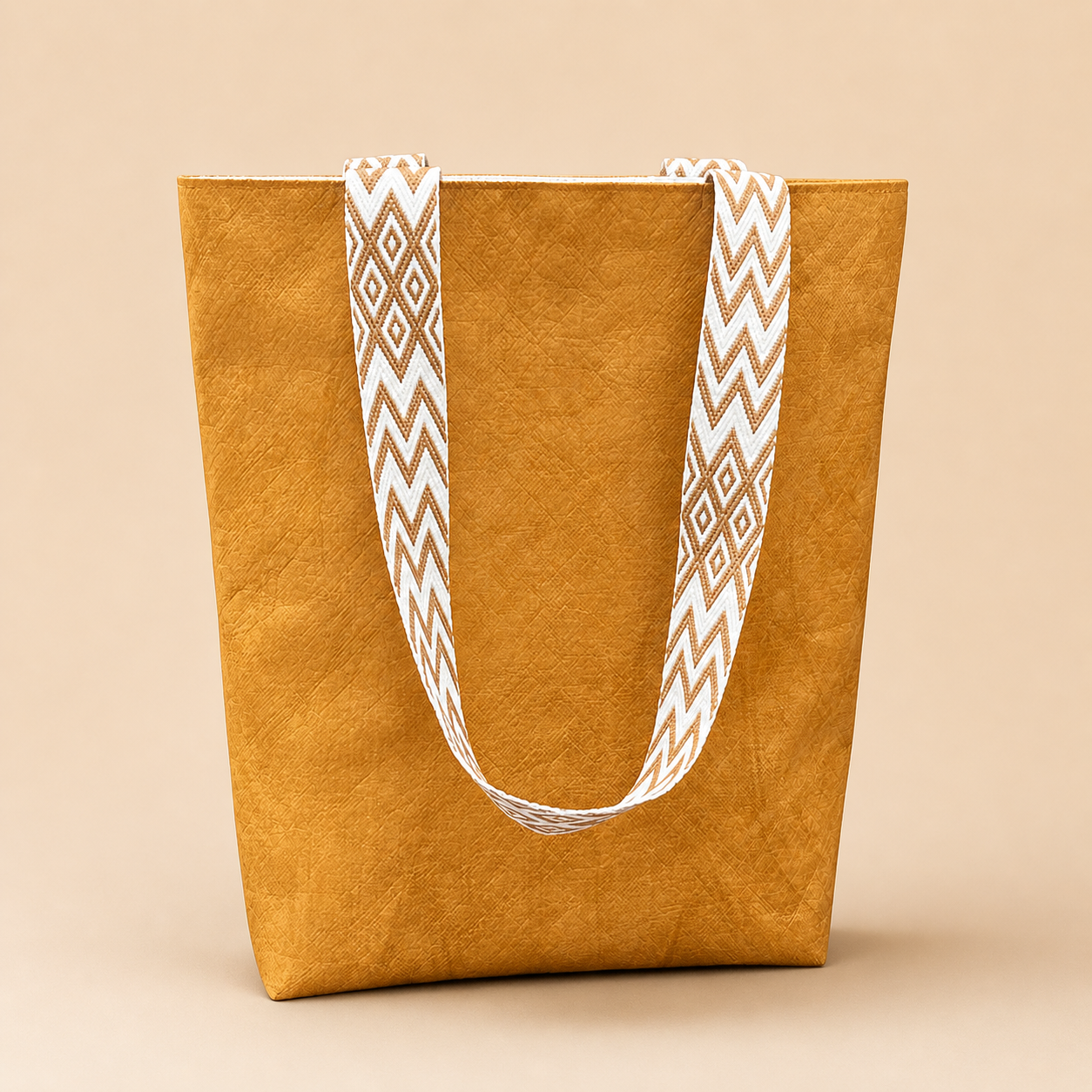Custom Logo DuPont Paper Bag Eco-Friendly Tote Bag Large Capacity Single/Double Shoulder Crossbody Commuter Bag - Thumbnail 3
