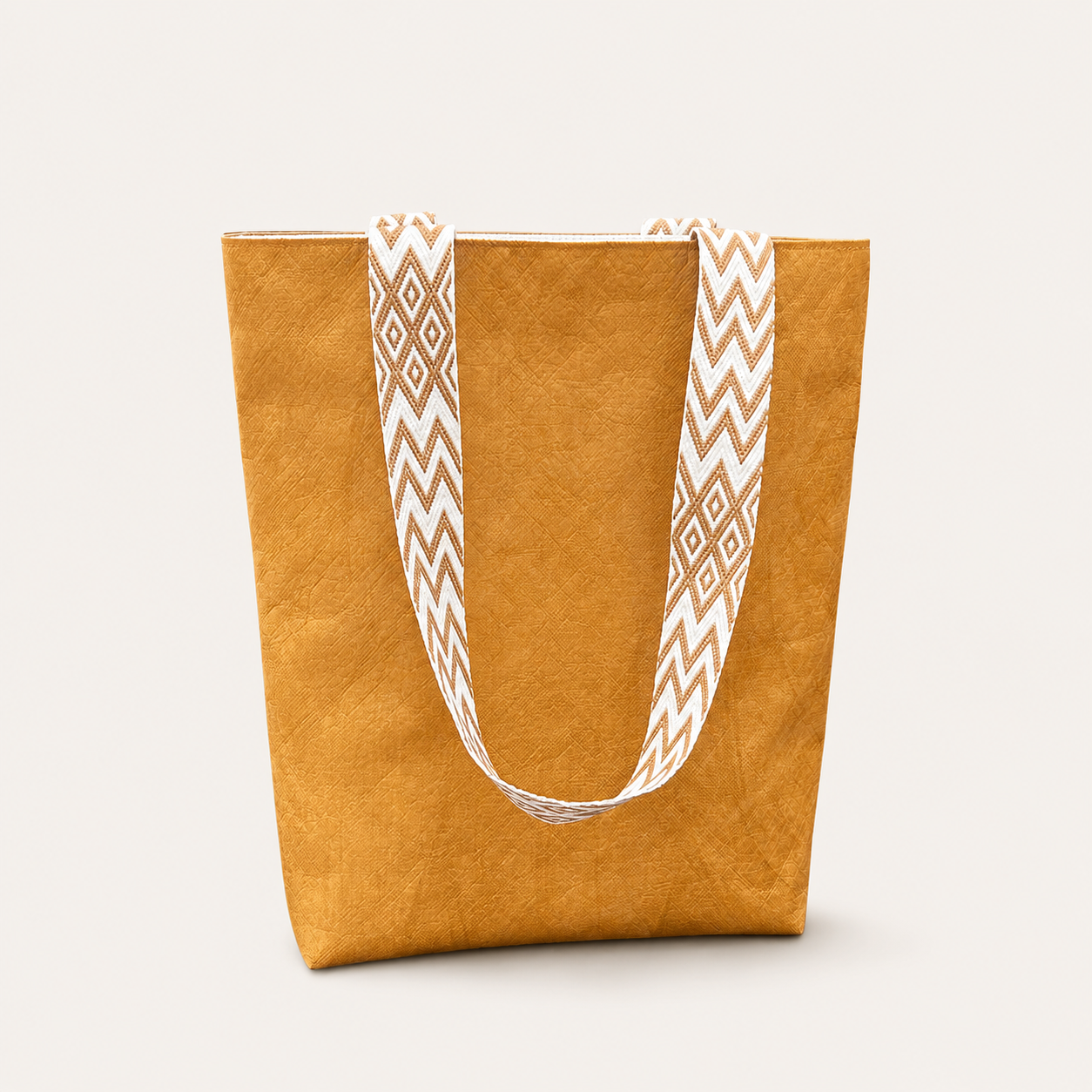 Custom Logo DuPont Paper Bag Eco-Friendly Tote Bag Large Capacity Single/Double Shoulder Crossbody Commuter Bag