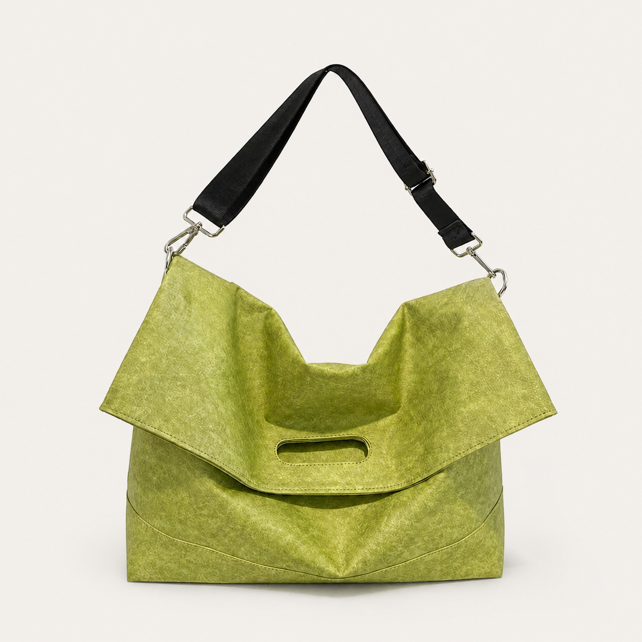 Custom Logo Tyvek Paper Tote Bag - Large Capacity Crossbody Handbag, Korean Style Commuter Soft Leather Textured Creative Tote
