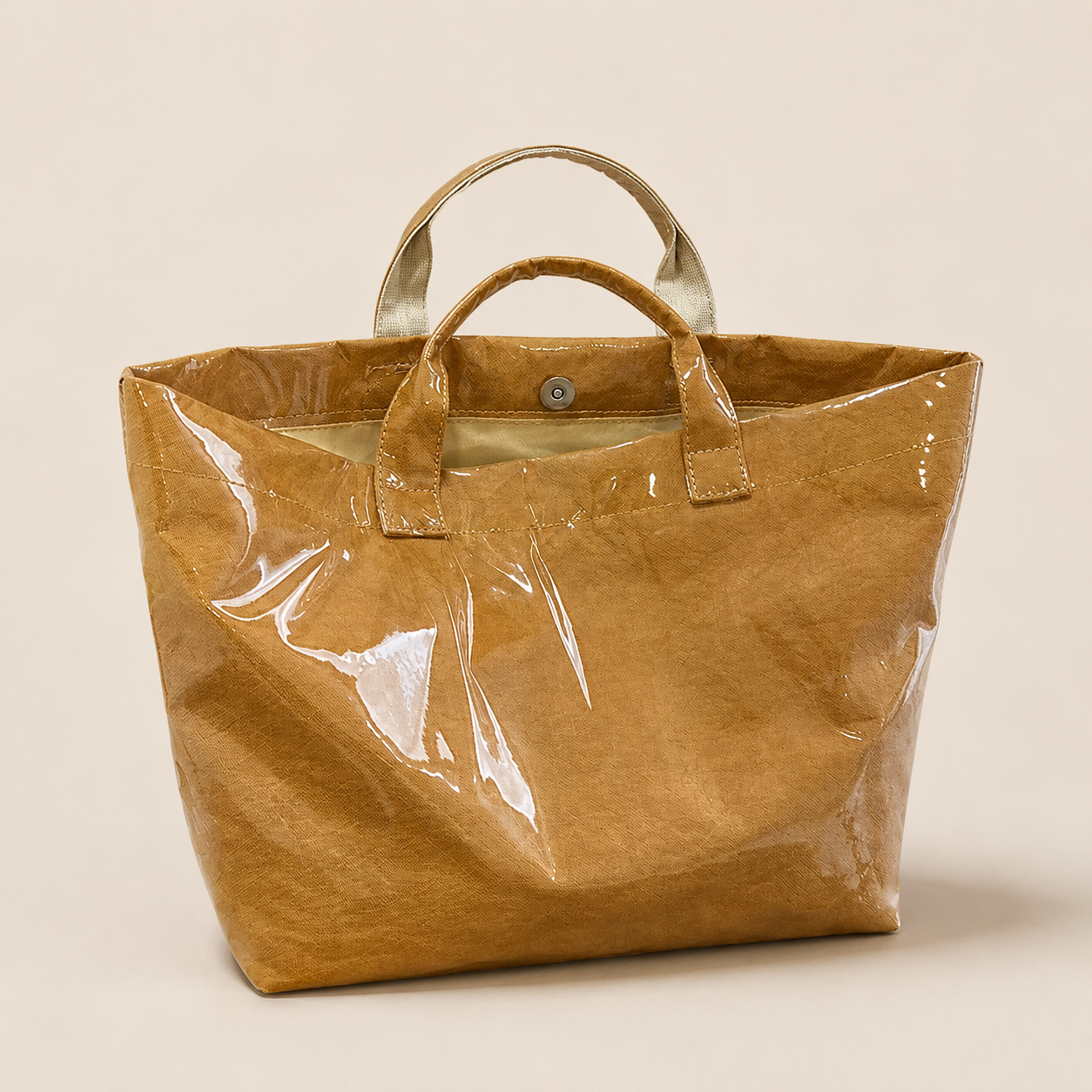 New Large Capacity Tyvek & Transparent Waterproof Jelly PVC Tote Bag for Work, Commuting, Travel and Maternity