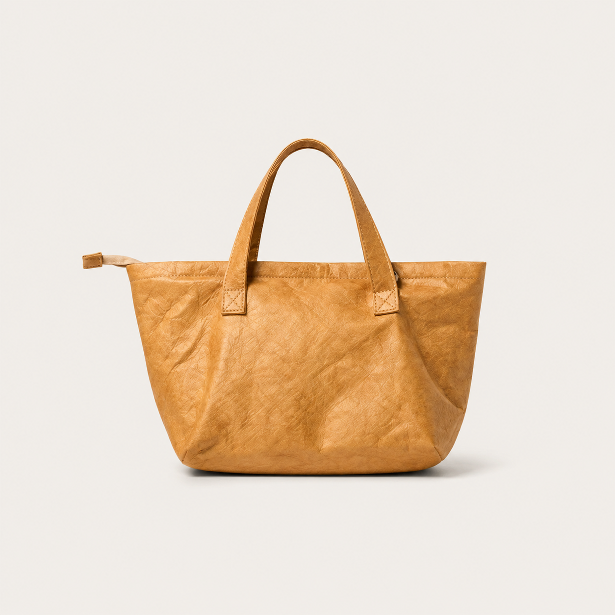 MORE THAN PAPER Small Multi-Pocket Hand Tote, Large-Capacity Multi-Compartment Mommy Bag
