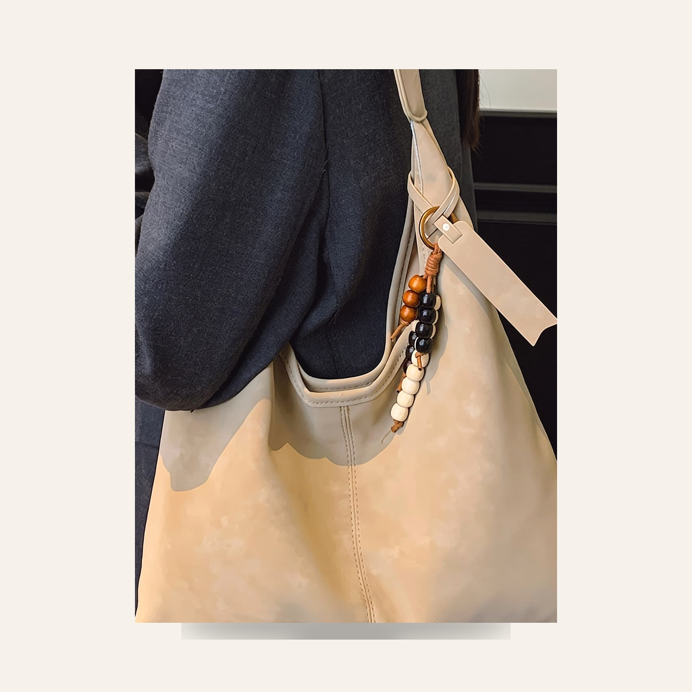 TANGSHI Women's Handbags 2026 New Arrival Trendy Versatile Luxury Shoulder Underarm Bag Large Capacity Commuter Tote Bag - Thumbnail 5