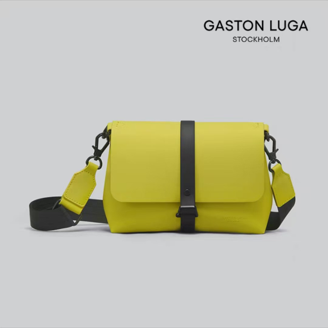北欧瑞典Gaston Luga 邮差包斜挎包男女单肩马鞍包简约通勤旅游包 - Thumbnail 6