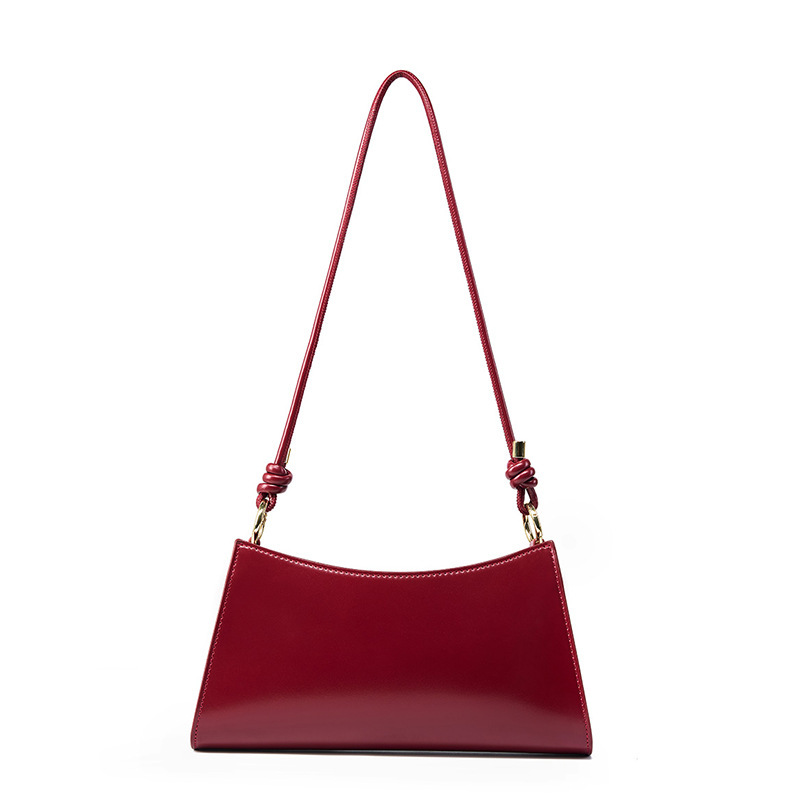 2025 French Style Underarm Bag Baguette Shoulder Bag For Women 2022 New Luxury High-End Genuine Leather Handbag - Thumbnail 8