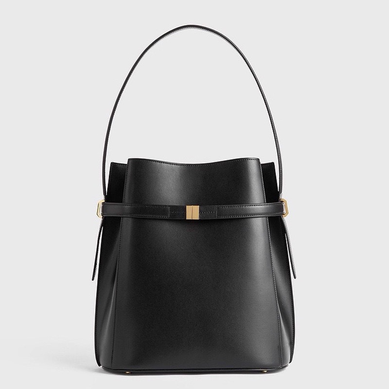 New Cross-Border Bucket Bag, Swedish Italian Cowhide Leather Minimalist Versatile Women's Handbag & Shoulder Bag For Summer - Thumbnail 8