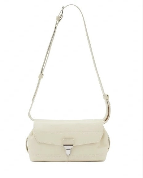 Gear Bag Single Shoulder Top Grain Cowhide Crossbody Bag French Niche Commuter Bag Flocked Leather Messenger Bag - Thumbnail 6