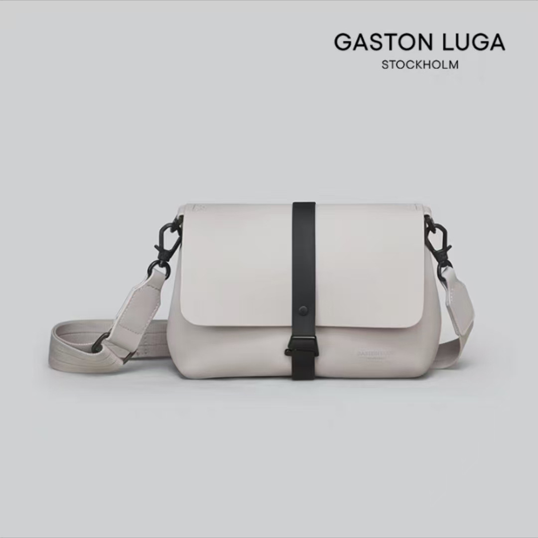 北欧瑞典Gaston Luga 邮差包斜挎包男女单肩马鞍包简约通勤旅游包 - Thumbnail 9