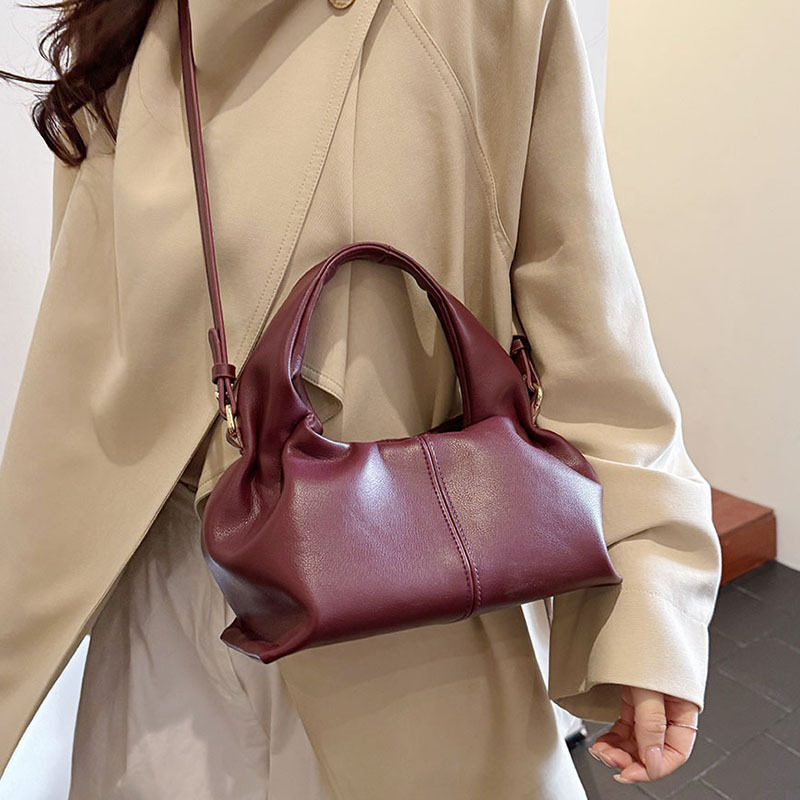 Cross-Border Fashion Single Shoulder Crossbody Bag For Women 2026 Spring New Trendy Handbag Cloud Bag French Luxury Style - Thumbnail 3