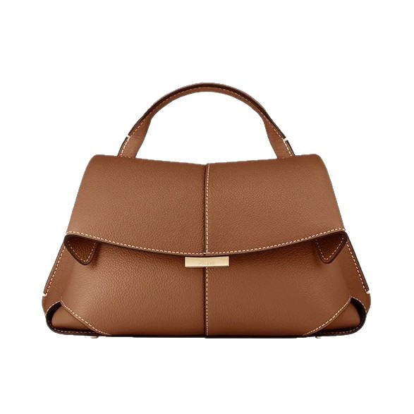 Cross-Border Top Grain Cowhide Smile Bag - Minimalist Commuter Luxury French Elegant Handbag, Large Capacity Shoulder & Crossbody Bag - Thumbnail 5