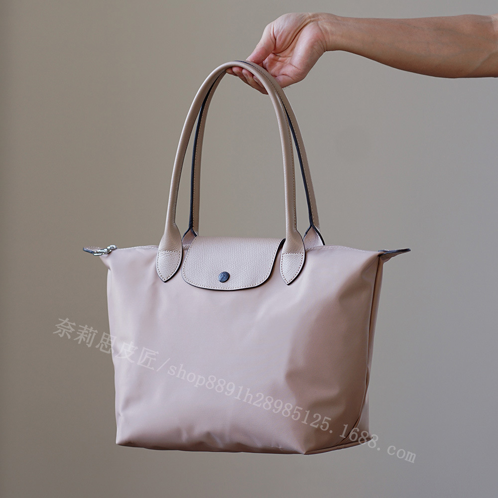 French Style Large Dumpling Bag Classic Eco-Friendly Foldable Large Capacity Shoulder Tote Bag For Women - Thumbnail 2