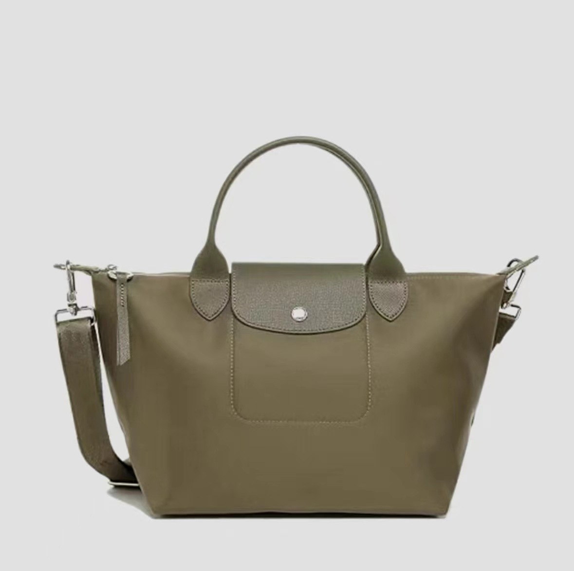 Autumn/Winter Thickened Dumpling Bag Short Handle Tote Bag With Adjustable Shoulder Strap Nylon Unisex Bag - Thumbnail 6