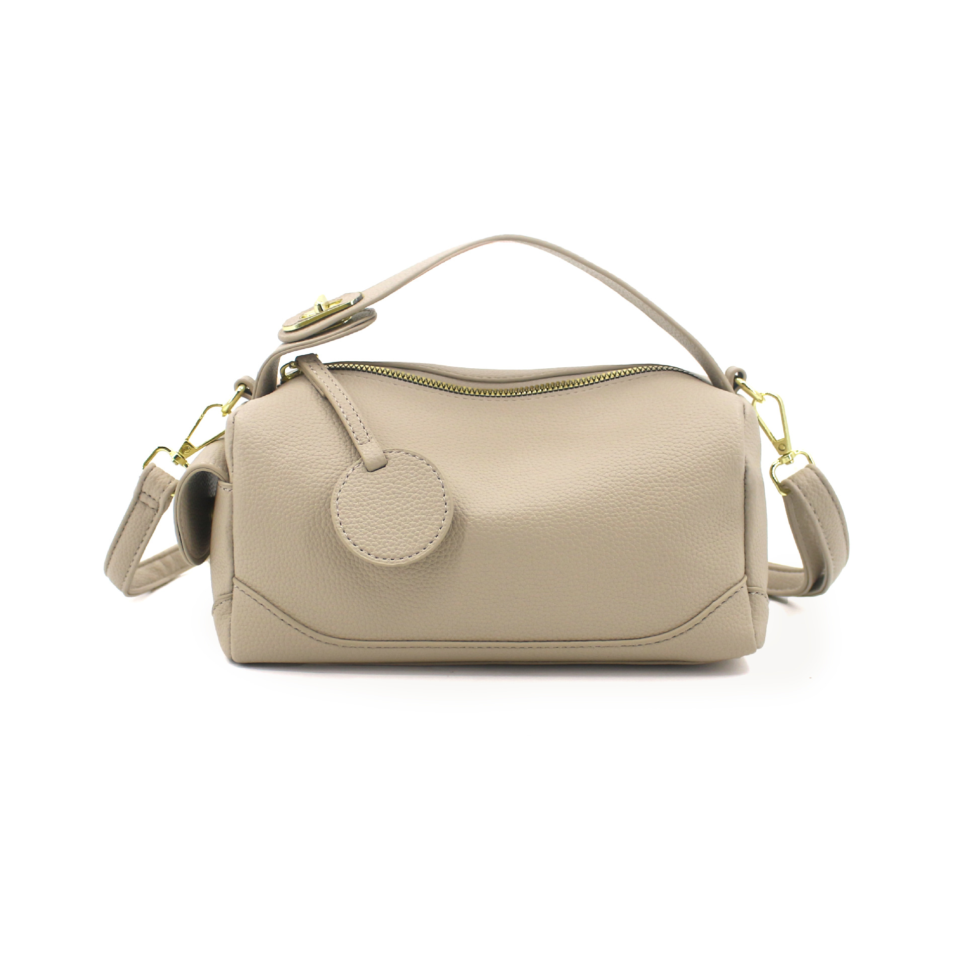 Сумка女式大容量通勤轻奢软皮包包小众枕头包欧式风格手提斜 - Thumbnail 7