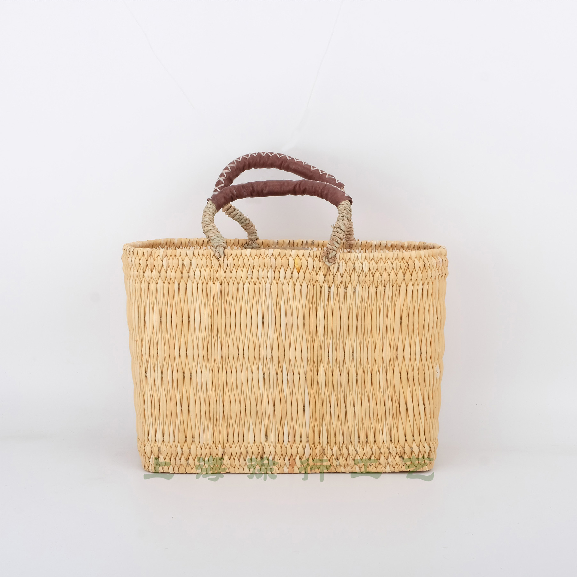 New Nordic Hand-Woven Straw Bag, Handmade Beach Bag, Rattan Handbag, French Style Artistic Vacation Bag - Thumbnail 8