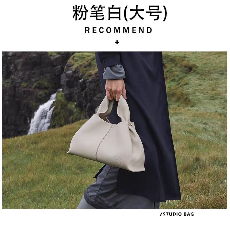 poleno饺子包2026新款包法式小众品牌单肩斜挎包牛皮手提包云朵包 - Thumbnail 20