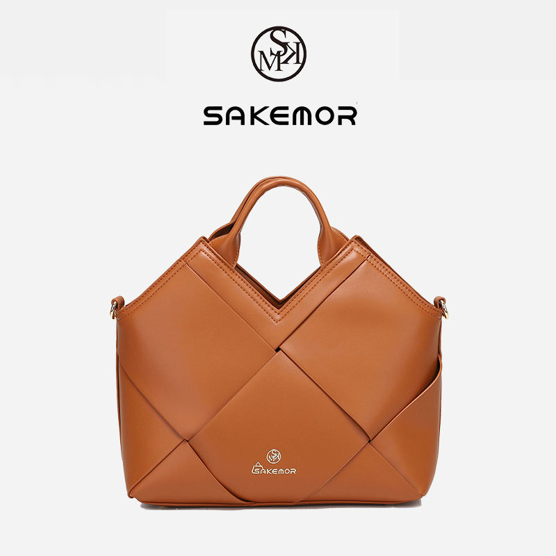 French Style Versatile Elegant Handbag - New Fashion Woven Large Capacity Crossbody Bag, Casual Luxury Niche Women's Bag - Thumbnail 3