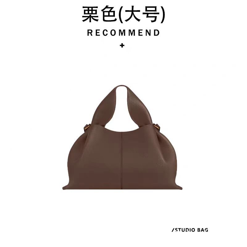 poleno饺子包2026新款包法式小众品牌单肩斜挎包牛皮手提包云朵包 - Thumbnail 24