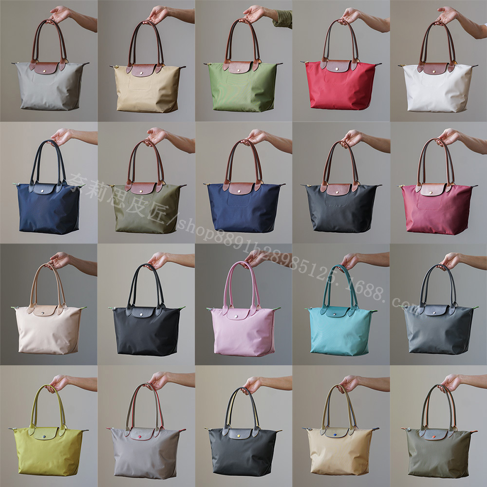 French Style Large Dumpling Bag Classic Eco-Friendly Foldable Large Capacity Shoulder Tote Bag For Women - Thumbnail 3