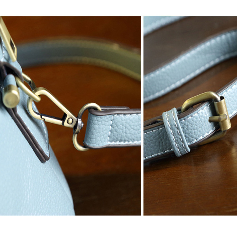 2023 European & American Simple Women's Bag French Boston Commuter Handbag With Detachable Shoulder Strap, Two Sizes, Multiple Colors Available - Thumbnail 3
