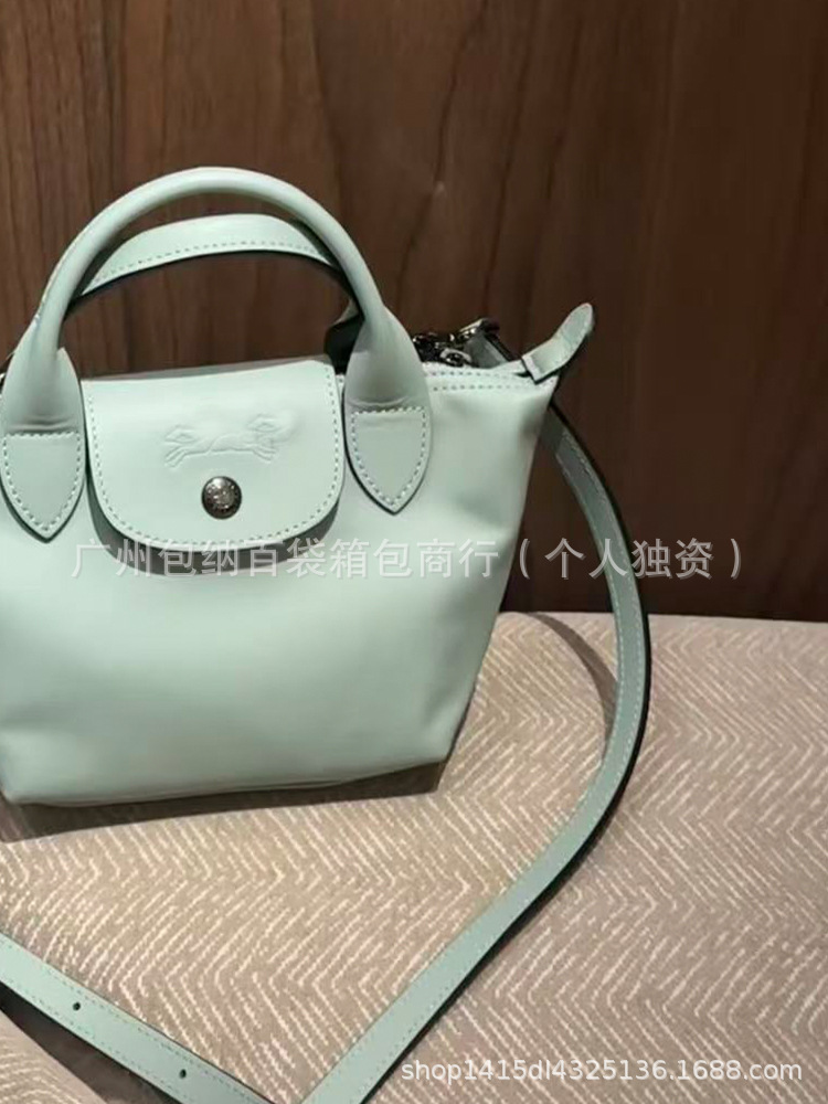 新款法式龙镶包小羊皮迷你饺子包时尚百搭单肩包斜挎手提跨境女包 - Thumbnail 9