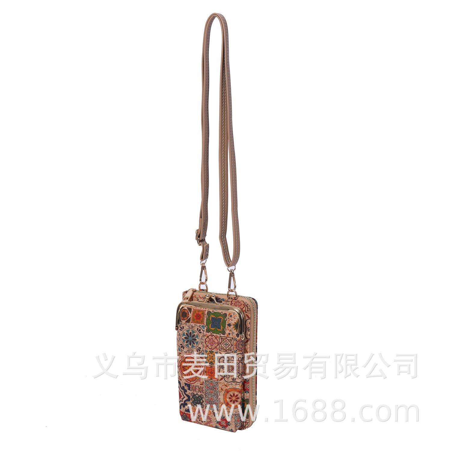 Cross-Border Ethnic Bark Women's Crossbody Bag, Guochao Cork Bohemian Style Nordic Vintage Small Bag Best Seller - Thumbnail 5