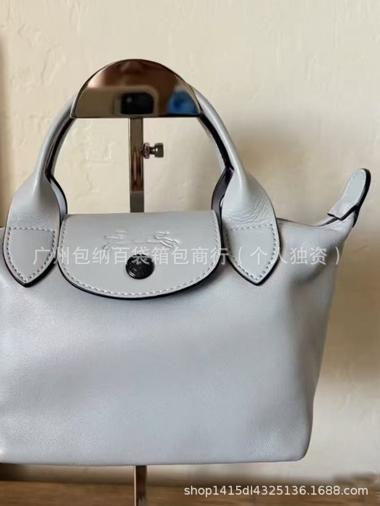 新款法式龙镶包小羊皮迷你饺子包时尚百搭单肩包斜挎手提跨境女包 - Thumbnail 16