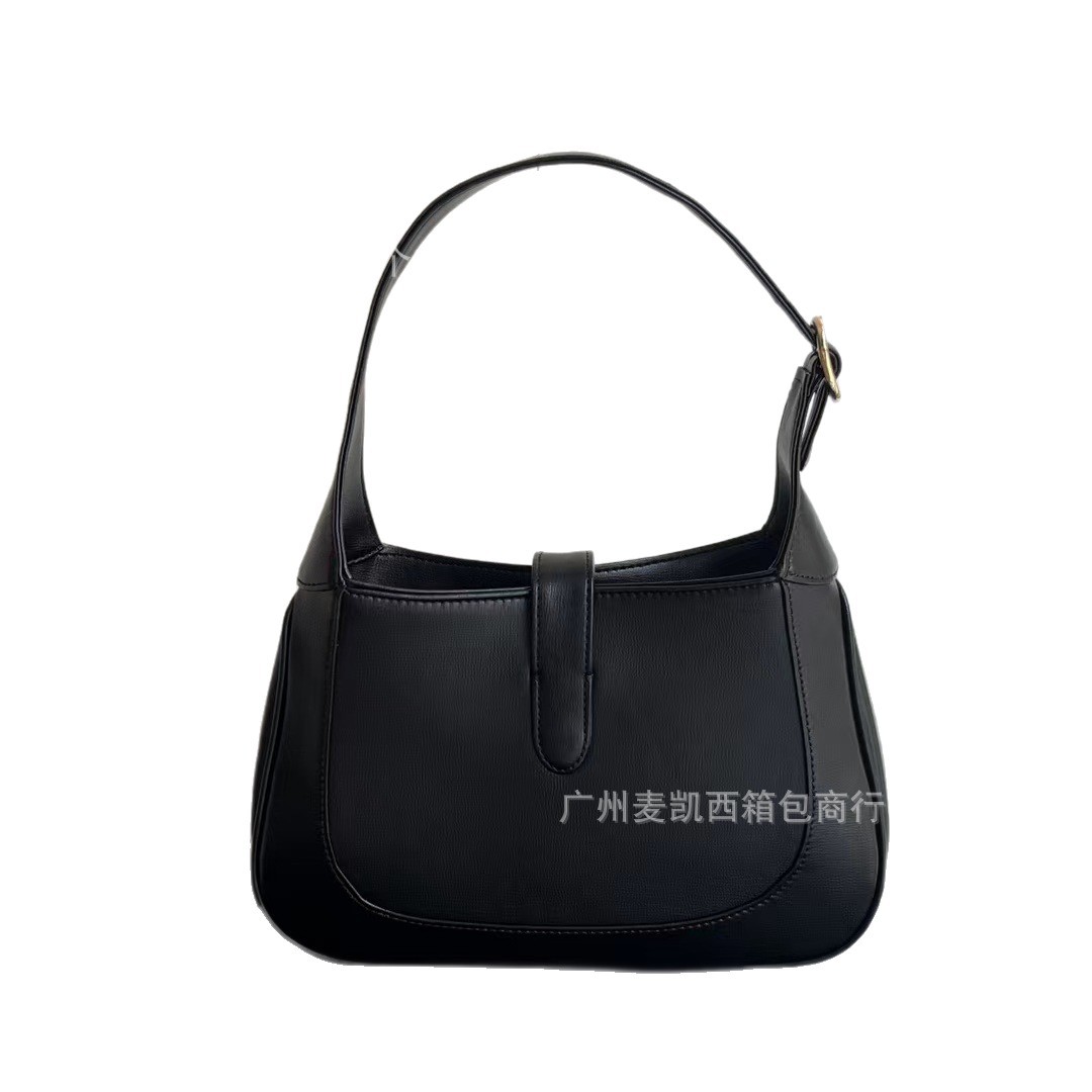 2025 New Retro Saddle Buckle French Underarm Shoulder Bag Jackie 1961 Series Crossbody Tote Large Bag For Women - Thumbnail 5