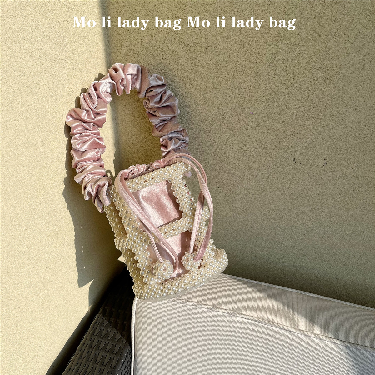 2024法式小众包烫钻包超美气质斜跨包小圆包高级感镶钻鸟笼手提包 - Thumbnail 2