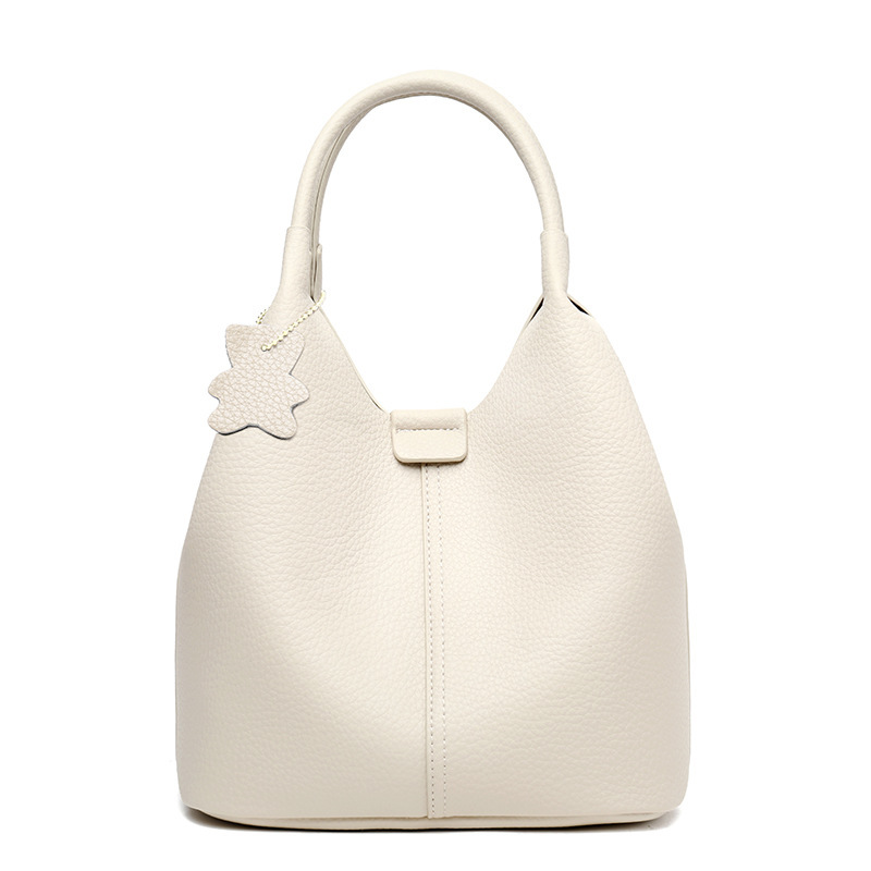 2025 French Style Handbag Luxury Women's Small Bag New Versatile Soft Leather Tote Crossbody Bag - Thumbnail 7
