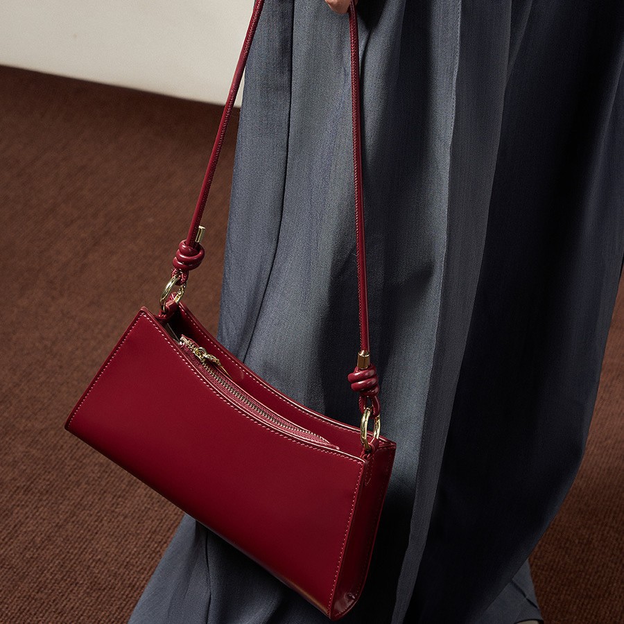2025 French Style Underarm Bag Baguette Shoulder Bag For Women 2022 New Luxury High-End Genuine Leather Handbag - Thumbnail 3