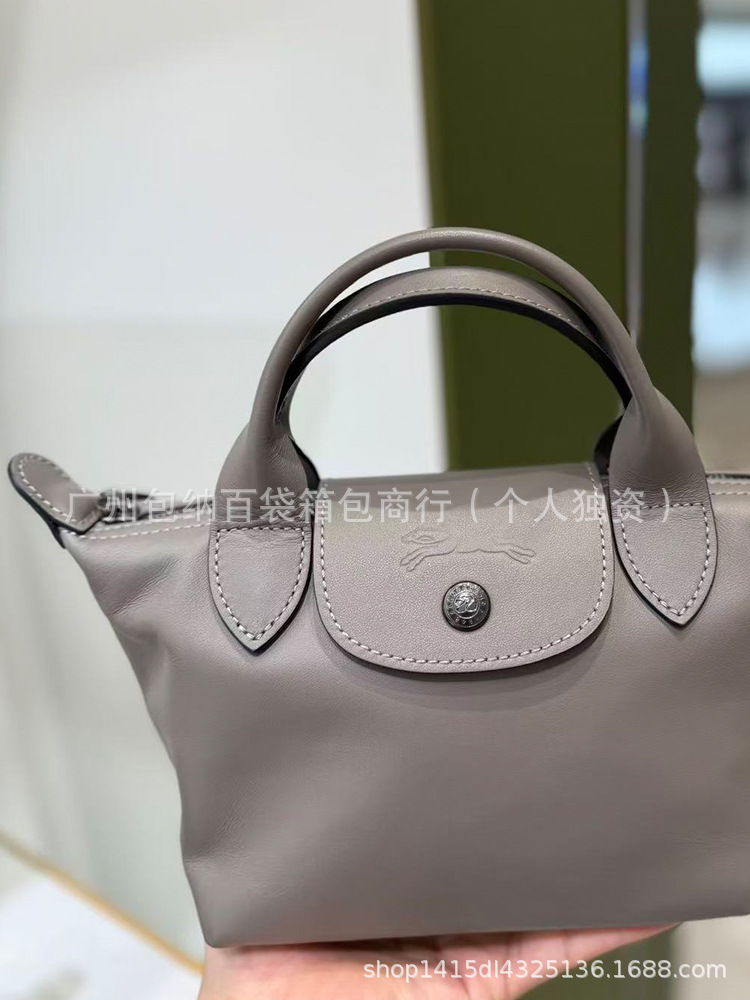 新款法式龙镶包小羊皮迷你饺子包时尚百搭单肩包斜挎手提跨境女包 - Thumbnail 13