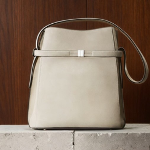 New Cross-Border Bucket Bag, Swedish Italian Cowhide Leather Minimalist Versatile Women's Handbag & Shoulder Bag For Summer - Thumbnail 3
